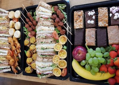 Corporate catering classic finger buffet